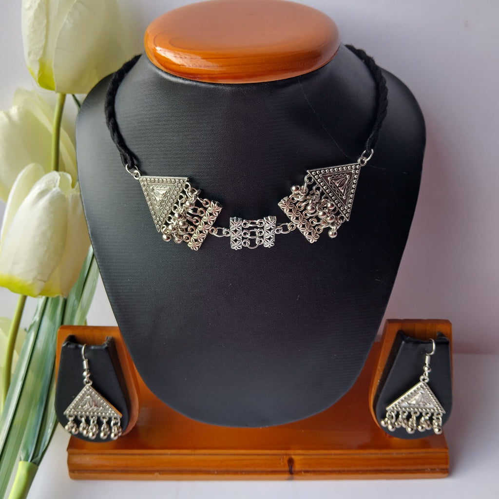 Trishika Temple Charm Choker